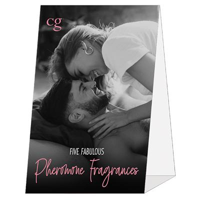 CG Pheromone Fragrances Shelf Talker